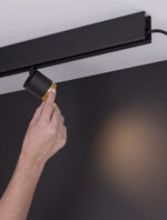 Iluminat Ultra Slim 5W 4000K, Negru, Auriu alama si Aluminiu Nova Luce