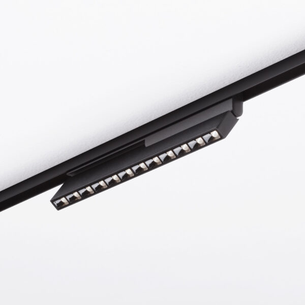 Iluminat Ultra Slim 8W 3000K, Negru si Aluminiu Nova Luce