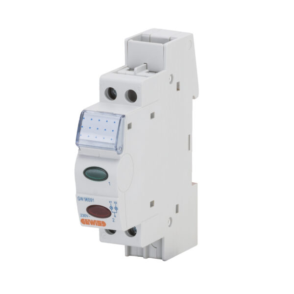 Indicator Luminos - Dublu - Verde/Rosu - 230V - 1 Modul