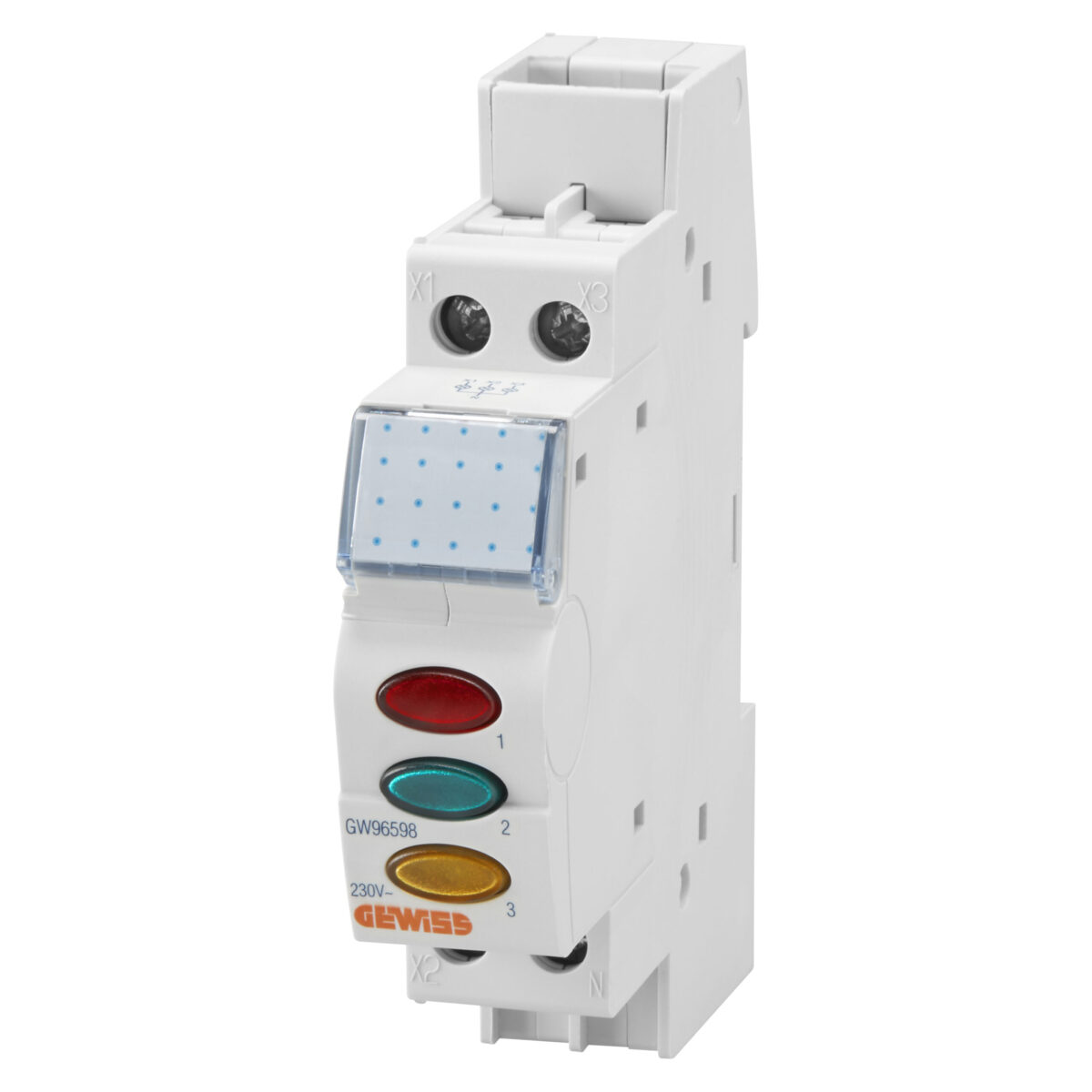 Indicator Luminos - Triplu - Red-yellow-green - 230V - 1 Modul