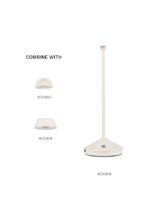 Lampa portabila Lumo, Alb si Aluminiu Nova Luce