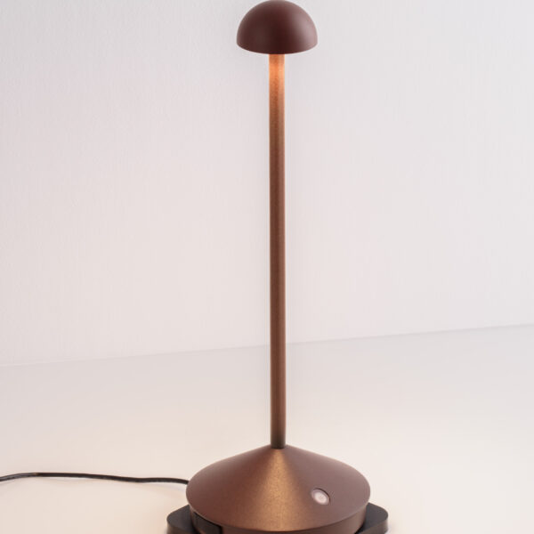 Lampa portabila Lumo, Corten si Aluminiu Nova Luce