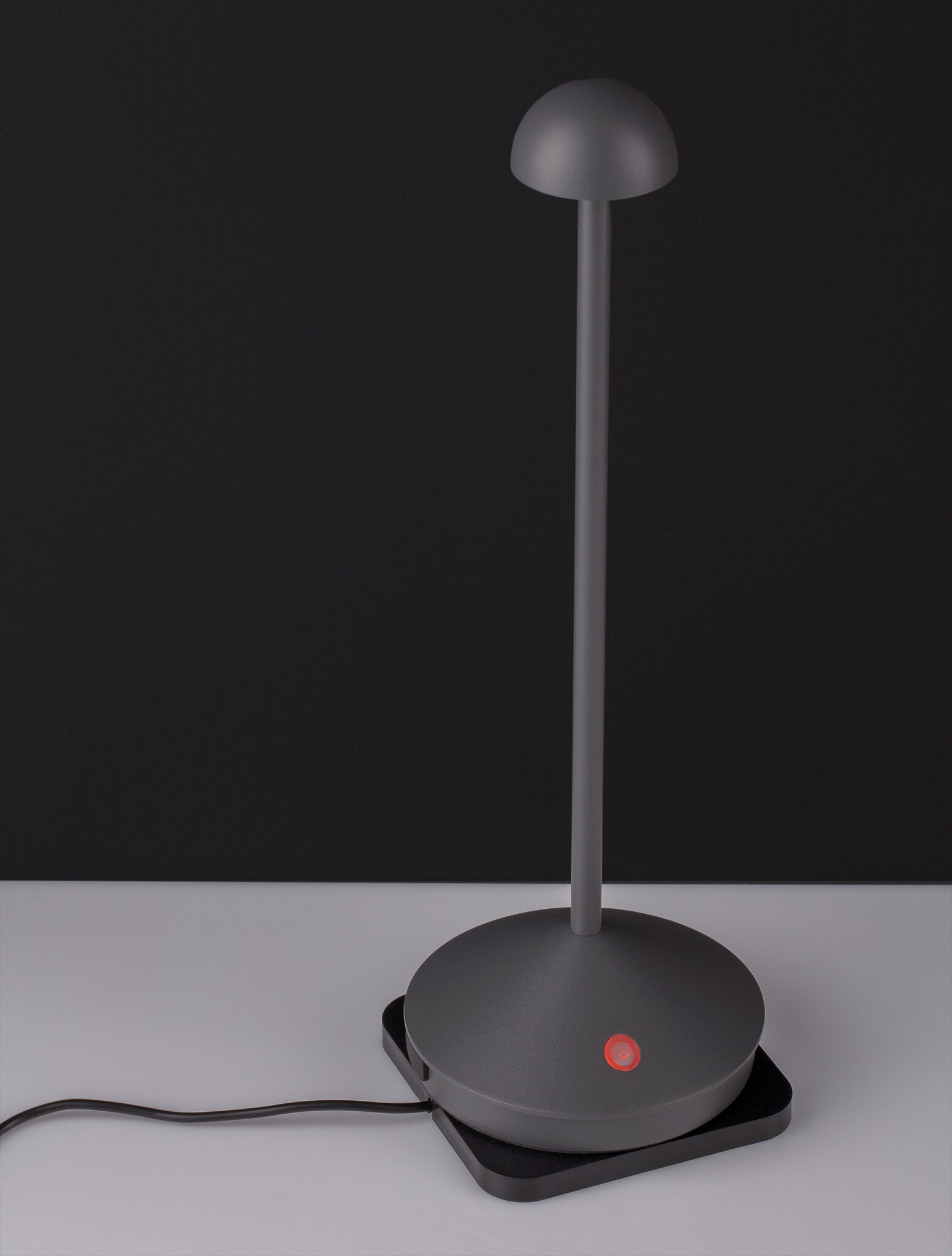 Lampa portabila Lumo, Gri inchis si Aluminiu Nova Luce