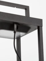 Lampa portabila Tegolo 2W 3000K, Negru si Aluminiu Nova Luce