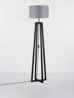 Lampadar Artis 12W, Gri si In, Lemn Nova Luce