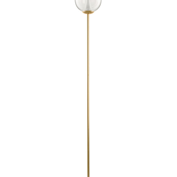 Lampadar Galeo 7W 3000K, Auriu si Sticla, Metal Nova Luce