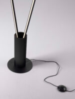 Lampadar Kimolia 49W 3000K, Negru si Aluminiu Nova Luce