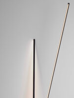 Lampadar Kimolia 49W 3000K, Negru si Aluminiu Nova Luce