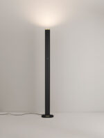 Lampadar Orin_S 45W 3000K, Negru si Otel, Aluminiu, Acrilic Nova Luce