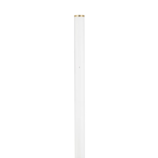 Lampadar Orin_S 57W 3000K, Alb si Otel, Aluminiu, Acrilic Nova Luce