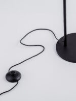 Lampadar Sfera 6W 3000K, Negru si Otel, Aluminiu Nova Luce