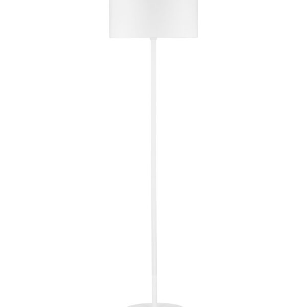 Lampadar Sibnia 12W, Alb si Metal, Textil Nova Luce