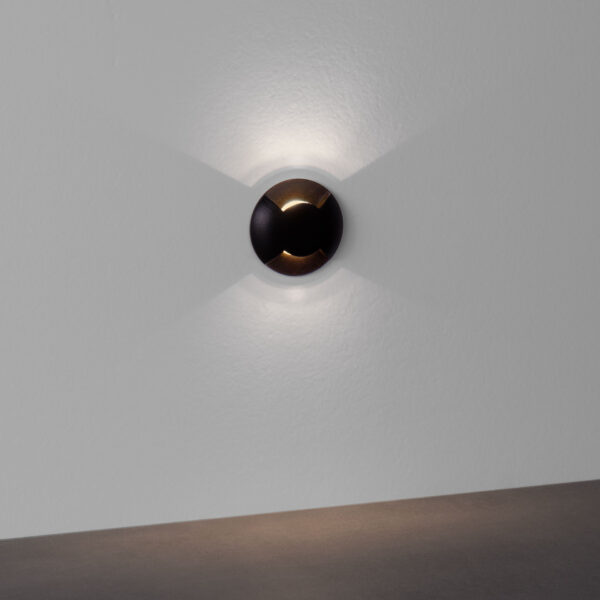 Lumina de treapta Eris 1W 3000K, Negru si Aluminiu Nova Luce