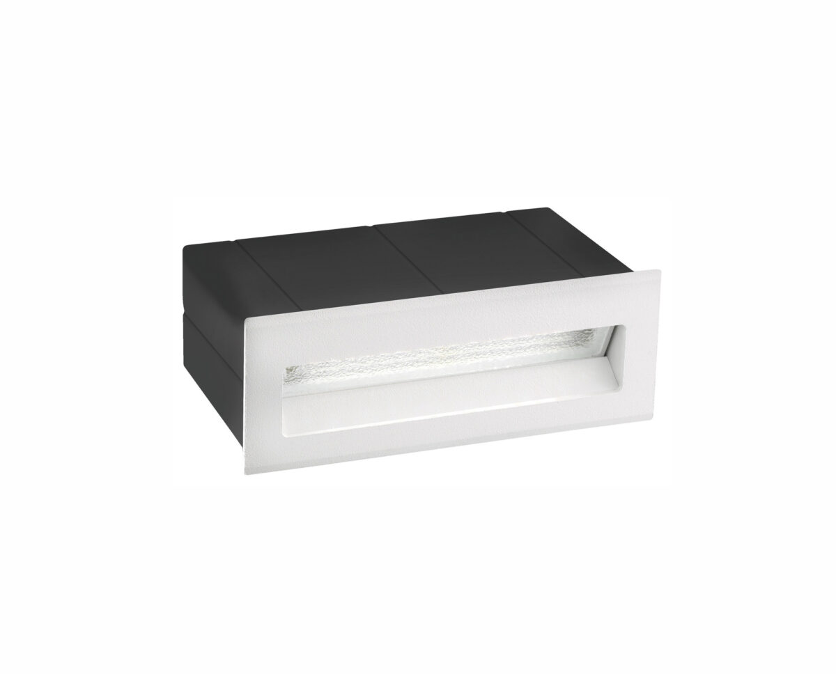 Lumina de treapta Krypton 3W 3000K, Alb si Aluminiu Nova Luce