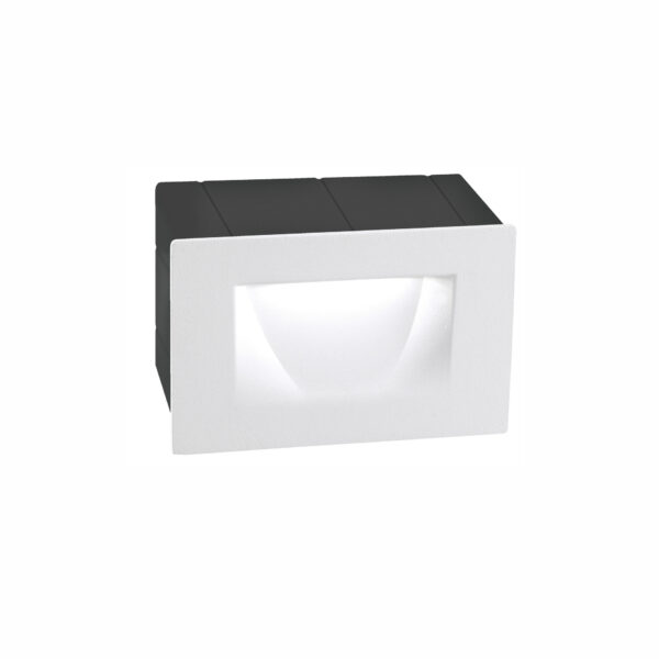 Lumina de treapta Krypton 3W 3000K, Alb si Aluminiu Nova Luce