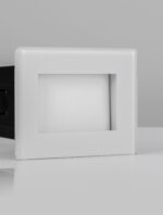 Lumina de treapta Olin 3W 3000K, Alb si Aluminiu Nova Luce