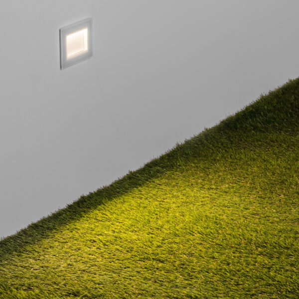 Lumina de treapta Olin 3W 3000K, Alb si Aluminiu Nova Luce