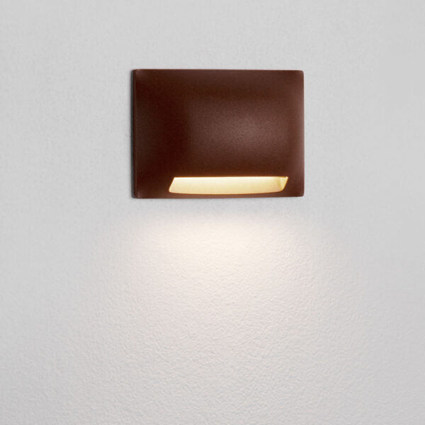 Lumina de treapta Sub 5W 3000K, Corten si Aluminiu Nova Luce