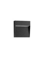 Lumina de treapta Toby 3W 3000K, Negru si Aluminiu Nova Luce