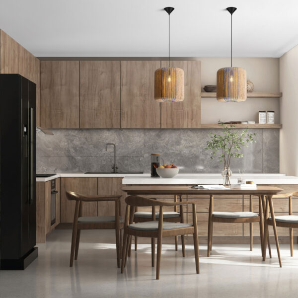 Lustra Abby 12W, Negru, Albastru, Galben, Bej si Otel, Furtun luminos Nova Luce