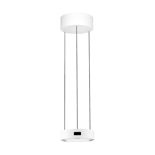 Lustra Afi 24W 3000K, Alb si Otel, Aluminiu Nova Luce