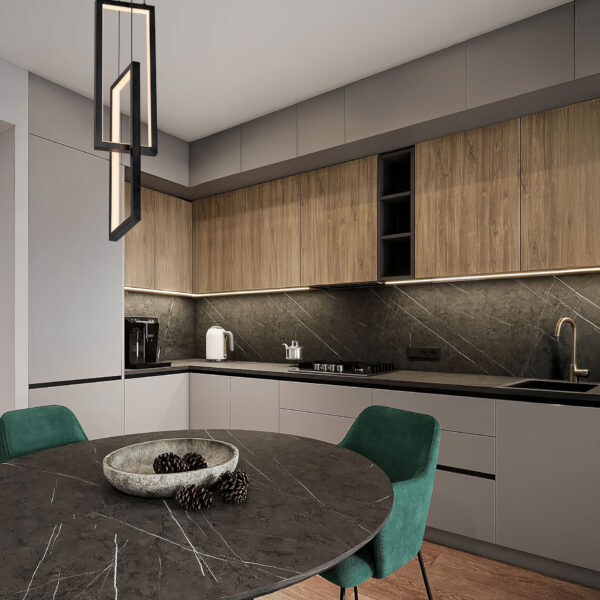 Lustra Alis 37W 3200 K, Negru si Otel, Aluminiu, Acrilic Nova Luce