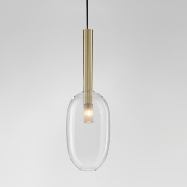 Lustra Amelia 5W, Auriu si Sticla, Metal Nova Luce