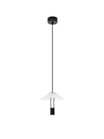 Lustra Anafi 8W 3000K, Negru si Otel, Aluminiu, Acrilic Nova Luce