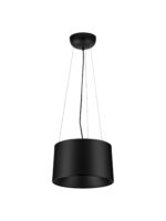 Lustra Atil 24W 3000K, Negru si Aluminiu, Acrilic Nova Luce