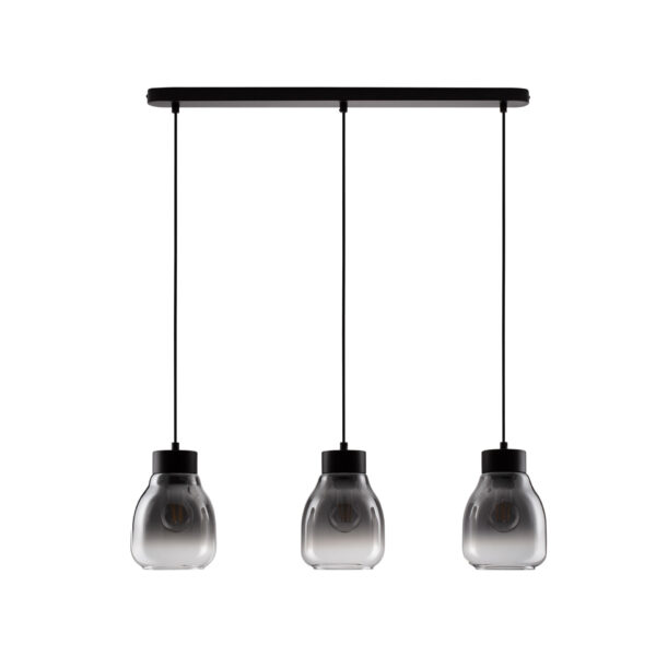 Lustra Blacu 36W, Gri si Sticla, Metal Nova Luce