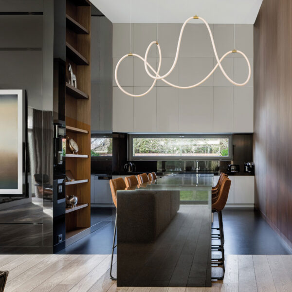 Lustra Cerelia 71W 3000K, Auriu si Metal, Silicon Nova Luce