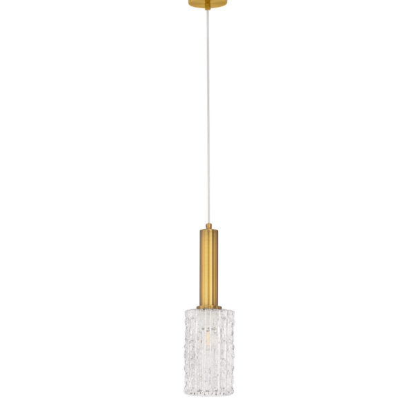Lustra Certa 12W, Auriu, Transparent si Sticla, Metal Nova Luce