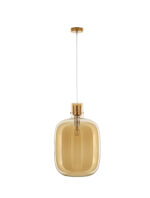 Lustra Cinzia 12W, Auriu si Sticla, Metal Nova Luce