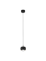 Lustra Conga 13W 3000K, Negru si Aluminiu, Acrilic Nova Luce