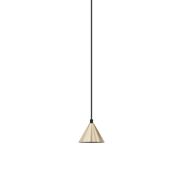 Lustra Conico 10W, Negru, Auriu si Aluminiu Nova Luce
