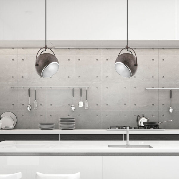 Lustra Degli 40W, Ruginiu si Aluminiu, Metal Nova Luce