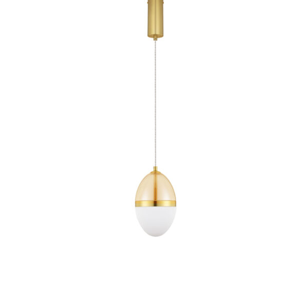 Lustra Egna 20W 3000K, Alama, Chihlimbariu si Sticla, Metal Nova Luce