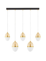 Lustra Egna 58W 3000K, Alama, Chihlimbariu si Sticla, Metal Nova Luce