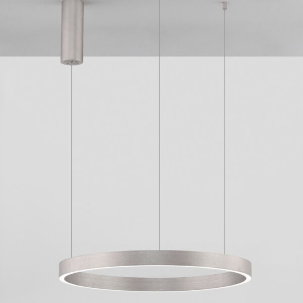 Lustra Elowen 60W 3000K, Argintiu si Aluminiu, Acrilic Nova Luce