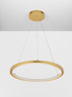 Lustra Empatia 35W 3000K, Auriu si Aluminiu, Acrilic Nova Luce