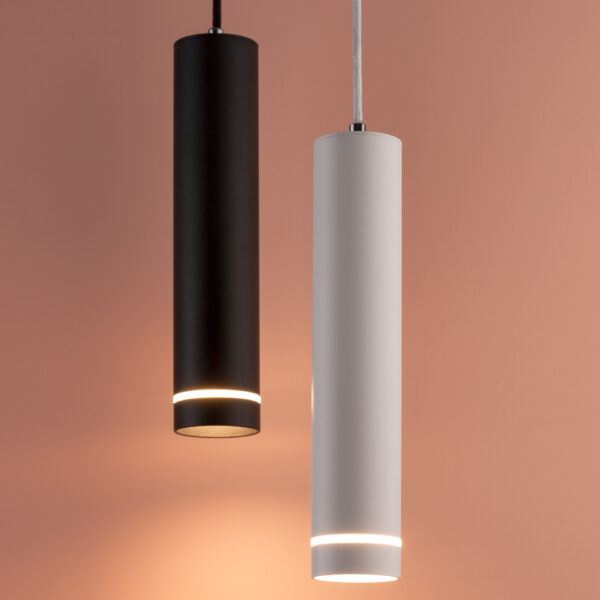 Lustra Esca 10W, Negru si Aluminiu, Acrilic Nova Luce