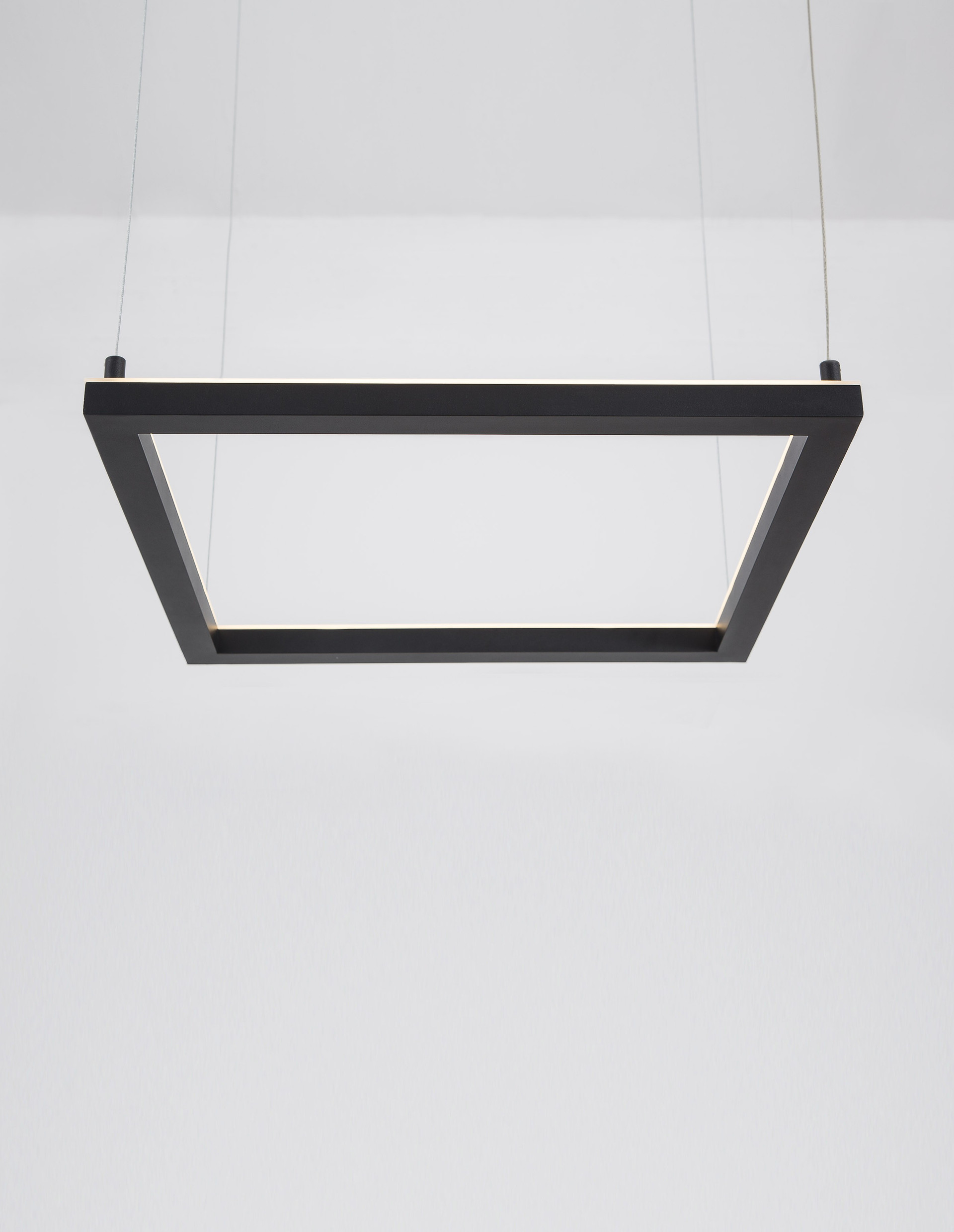 Lustra Eterna 30W 3000K, Negru si Aluminiu, Acrilic Nova Luce