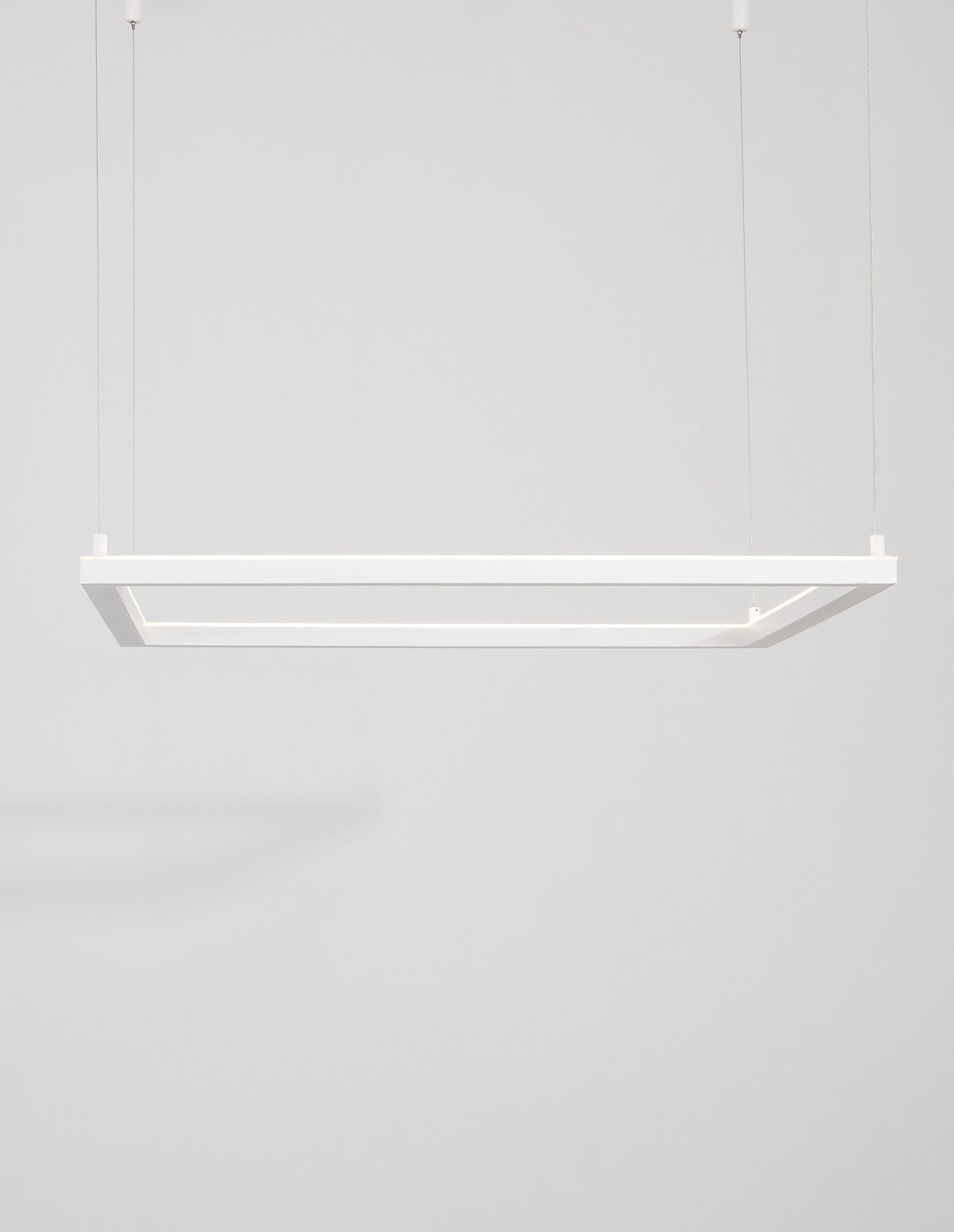 Lustra Eterna 40W 3000K, Alb si Aluminiu, Acrilic Nova Luce