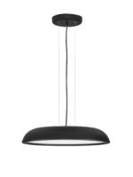 Lustra Felicia 44W 3000K, Negru si Otel, Aluminiu, Acrilic Nova Luce
