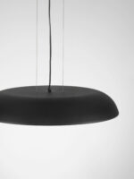 Lustra Felicia 44W 3000K, Negru si Otel, Aluminiu, Acrilic Nova Luce