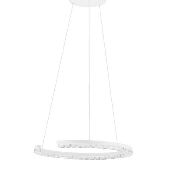 Lustra Greamy 21W 3000K, Alb si Aluminiu Nova Luce