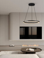 Lustra Greamy 21W 3000K, Negru si Aluminiu Nova Luce