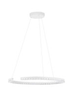 Lustra Greamy 30W 3000K, Alb si Aluminiu Nova Luce