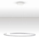 Lustra Greamy 43W 3000K, Alb si Aluminiu Nova Luce