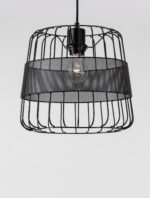 Lustra Ian 21W, Negru si Metal Nova Luce